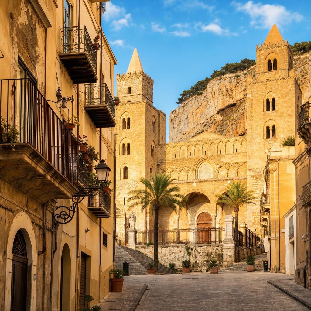 Cefalùのパノラマ